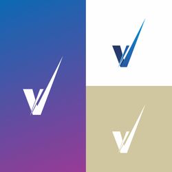 v logo symbol design 33