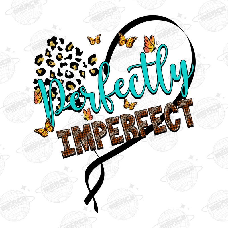 Perfectly Imperfect Png, Inspirational Phrase Png, Leopard Cheetah Print,Motivational Shirt Png, Perfectly Imperfect Design Png, Digital Png - 1.jpg