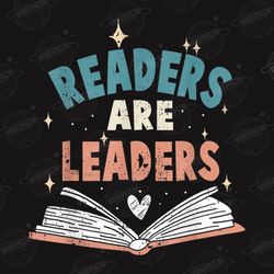 readers are leaders png print file for sublimation or print,