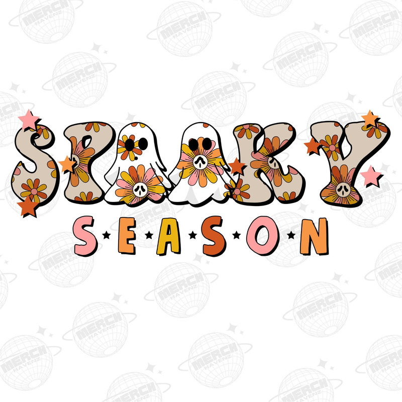 Spooky Season Halloween PNG sublimation design download, boho Halloween png, spooky season png, skull floral png, skeleton png, hippie png - 1.jpg
