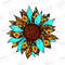 Sunflower Leopard Png Sublimation Design, Sunflower Png, Cowhide Png, Leopard Sunflower Png, Turquoise Sunflower Png, Instant Download - 1.jpg