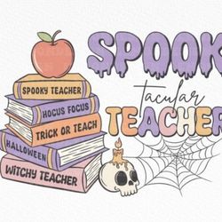 halloween spook tacular teacher png
