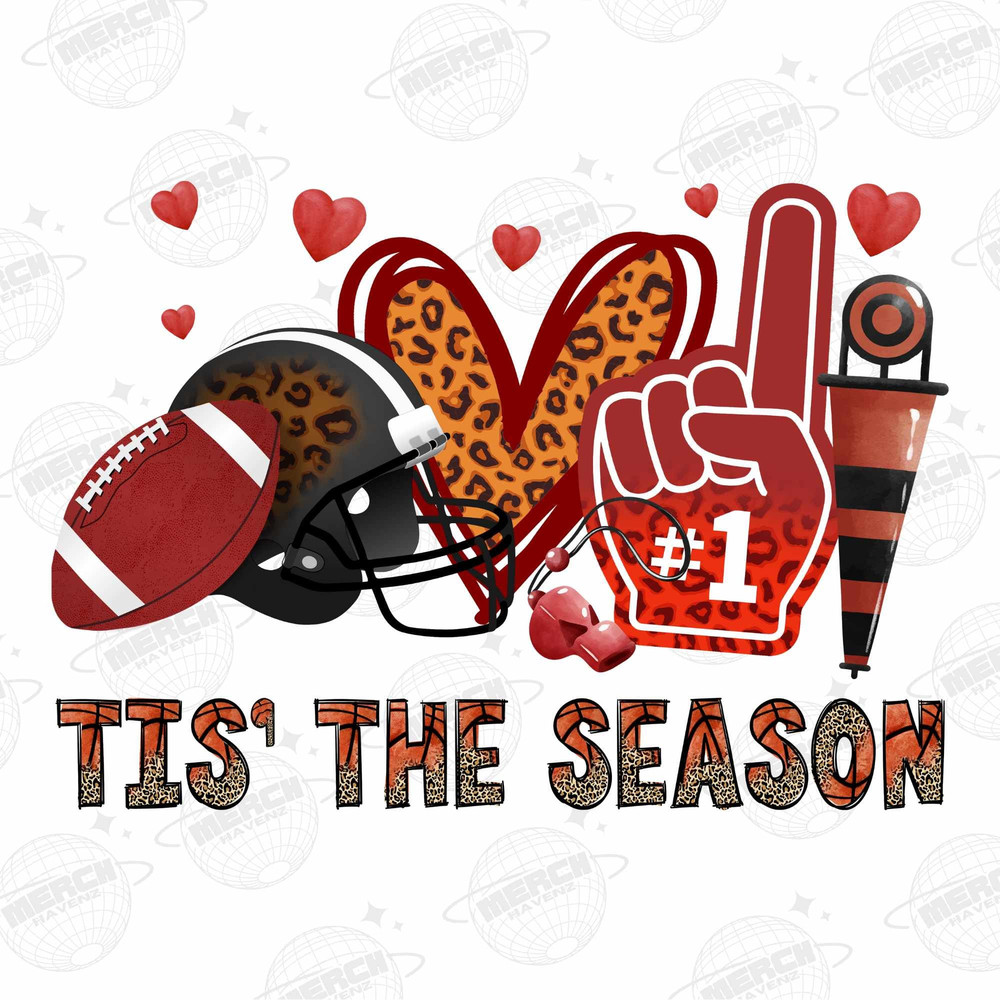 Tis the Season Football, Football Mom, Football Clipart, Transparent PNG file for sublimation, Football Mama Png, Football Mom png, Football - 1.jpg