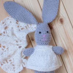 PDF crochet pattern toy, Bunny Rabbit PDF, Amigurumi pattern, Easy crochet pattern, Yarn toy pattern, Diy handmade toy