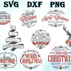 i wish you a merry christmas and happy new year svg, christmas svg png, dxf, pdf, jpg,...