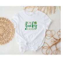 lucky shirt, lucky shamrock shirt, shamrock tee, patrick's day gift, patrick's day family matching shirt, irish gift