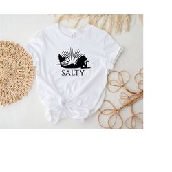 salty mermaid shirt, mermaid party t-shirt, mermaid birthday t shirt, mermaid lover shirts, girls mermaid tee, funny squ