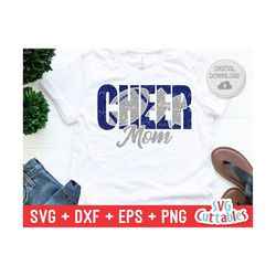 cheer mom svg - football cheer mom svg - eps - dxf - png - cheer mom - cut file - silhouette - cricut - digital download
