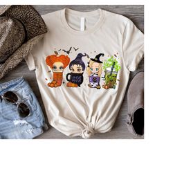 Hocus Pocus Coffee Shirt, Coffee Halloween Shirt, Horror Movie Coffee, Halloween Shirt, Spooky Vibes Shirt, Halloween Pa