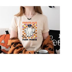 postal worker shirt, postal worker halloween shirt, halloween shirt, halloween matching shirts, ghost shirt, mail worker
