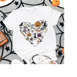 cute halloween theme shirt for women, halloween shirts, cute teacher halloween shirt, mom halloween shirt, fall shirts,