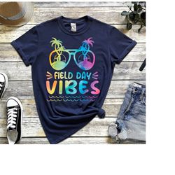 teacher shirt, field day shirt vibes teacher gift back to school shirt, teacher graduation, kindergarten teacher shirt,