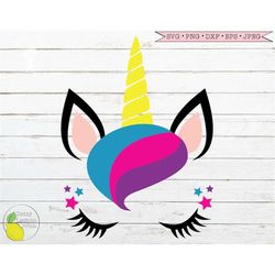 unicorn svg, unicorn birthday svg unicorn face svg unicorn head svg kids unicorn svg files for cricut downloads silhoue