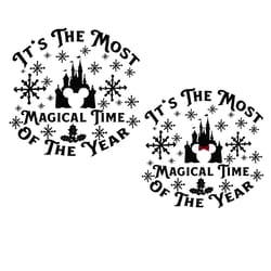 most magic castle christmas time of the year svg