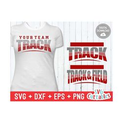 track and field svg - track and field template 002 - track team -  svg - eps - dxf - png - silhouette - cricut cut file