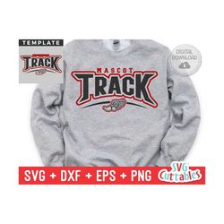 track svg - track and field template 0014 - track cut file -  svg - eps - dxf - png - silhouette - cricut cut file - dig