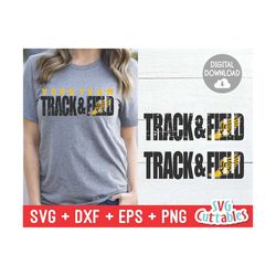 track and field svg - track and field distressed - track team - grunge - svg - eps - dxf - png - silhouette - cricut cut