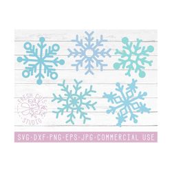 snowflake svg designs for cricut cameo silhouette, cute snowflake instant download graphics dxf cut files, cuttable desi