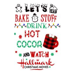 Merry Christmas Cocoa Drink Hallmark Light SVG