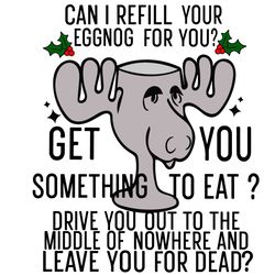 refill your eggnog christmas quotes vacation gift svg