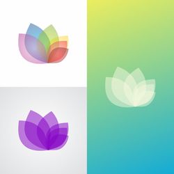 yoga & massage logo symbol design 04