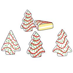 little debbie christmas tree cakes gift svg