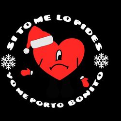 santa bad bunny una christmas sin ti logo svg