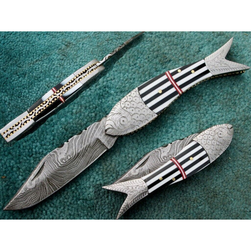 Buy a 9 Handmade Damascus Steel Knife