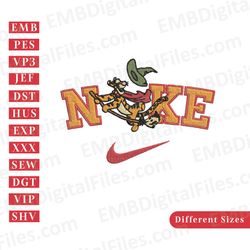 halloween witch tigger pooh nike embroidery design
