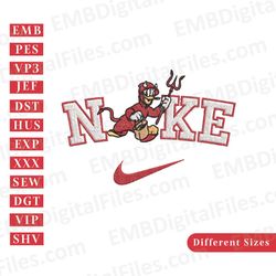 halloween vampire disney duck nike embroidery design