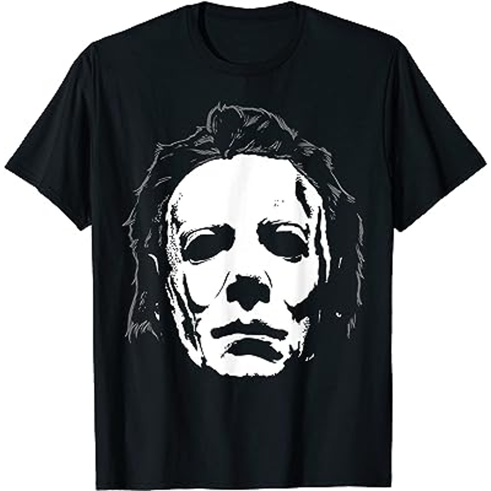 Michael Myers Mask Big Face T-Shirt.jpg