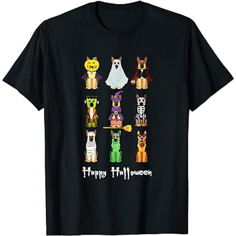 Happy Halloween German Shepherd T-Shirt.jpg