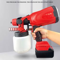 Electric Spray Gun High Pressure Automatic Apray Paint Portable Handheld Paint Watering Spray Gun