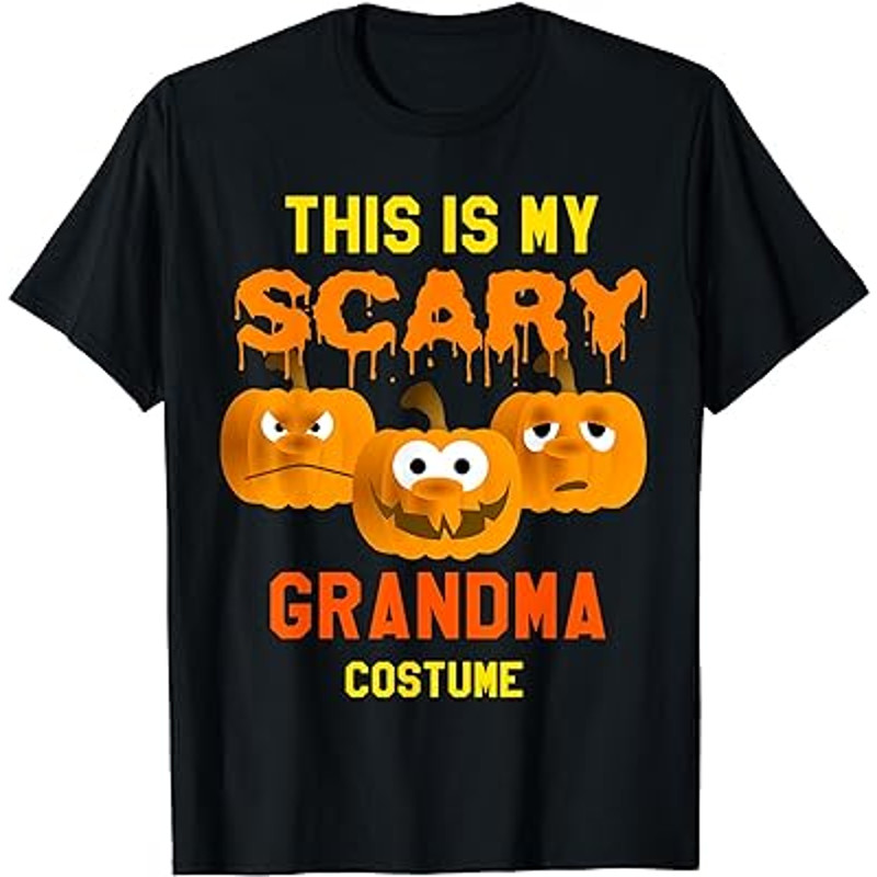 Grandma Halloween T-Shirt This Is My Scary Grandma Costume.jpg