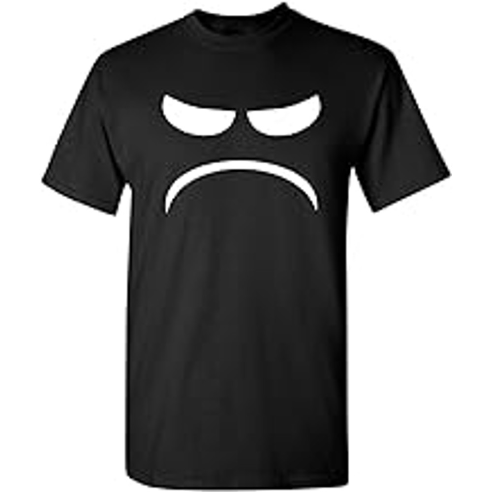 Mad Smile Graphic Novelty Sarcastic Funny T Shirt LT Black.jpg