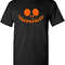 Stitched Pumpkin Emoticon Graphic Costume Halloween T-Shirt.jpg