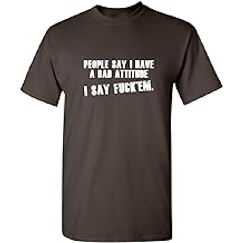 I Have A Bad Attitude Graphic Novelty Sarcastic Funny T Shirt.jpg