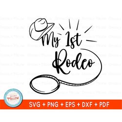 rodeo svg, my 1st rodeo, cowboy svg, country svg, western svg, little cowboy svg, little cowgirl svg, svg files for cric