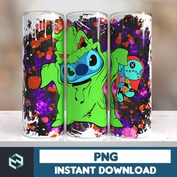design cartoon halloween 20oz tumbler sublimation designs download, sublimation wrap, halloween digital 20oz wrap (13)