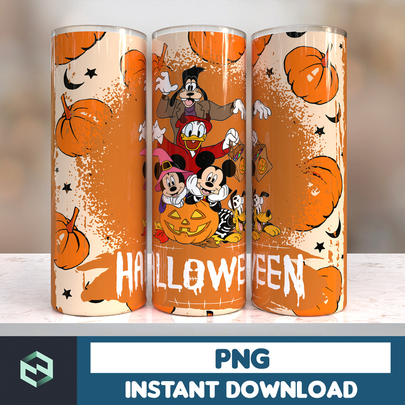 Design Cartoon Halloween 20oz tumbler sublimation designs download, Sublimation wrap, Halloween Digital 20oz wrap (23).jpg