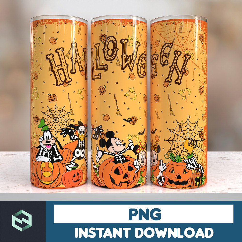Design Cartoon Halloween 20oz tumbler sublimation designs download, Sublimation wrap, Halloween Digital 20oz wrap (26).jpg