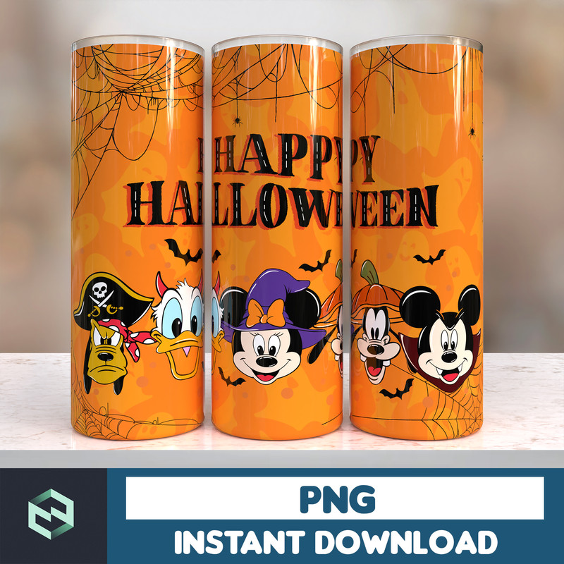 Design Cartoon Halloween 20oz tumbler sublimation designs download, Sublimation wrap, Halloween Digital 20oz wrap (28).jpg