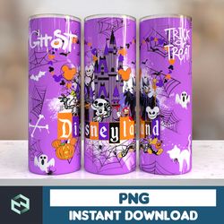 design cartoon halloween 20oz tumbler sublimation designs download, sublimation wrap, halloween digital 20oz wrap (30)