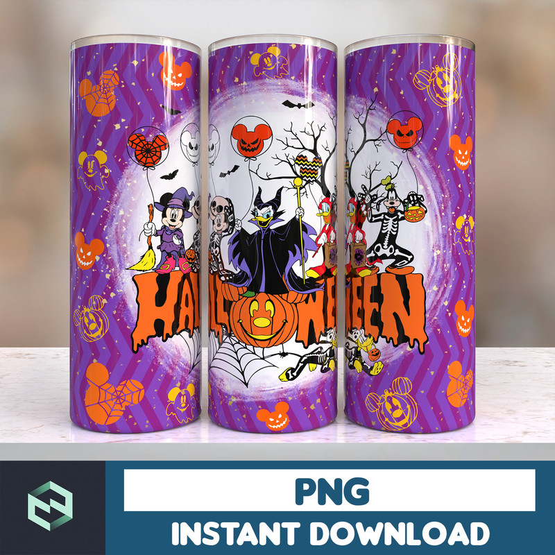 Design Cartoon Halloween 20oz tumbler sublimation designs download, Sublimation wrap, Halloween Digital 20oz wrap (32).jpg