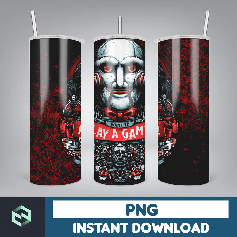 Designs Horror Tumbler Design 20oz Tumblers Tumbler Wrap Tumbler Designs PNG Sublimation Design Halloween Designs (16).jpg