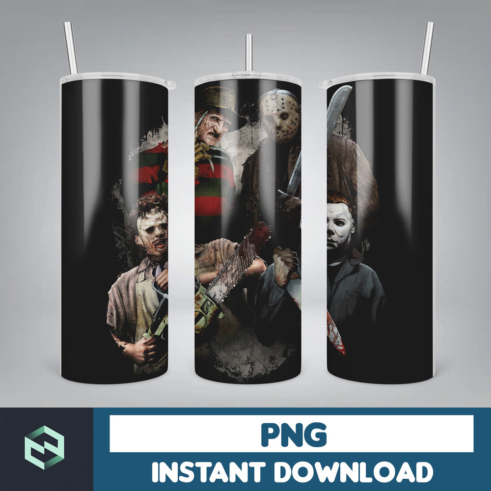 Designs Horror Tumbler Design 20oz Tumblers Tumbler Wrap Tumbler Designs PNG Sublimation Design Halloween Designs (23).jpg