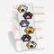 counted cross stitch bookmark pattern cat paws