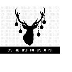 COD60-Christmas deer Svg/ Christmas svg /joy Svg/believe SVG/Hand-drawn clipart /Cut Files Cricut/Silhouette