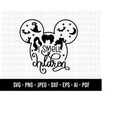 cod1165 - i smell children svg, sanderson sisters svg, sanderson sisters hair svg, hocus pocus svg, sanderson svg, hallo