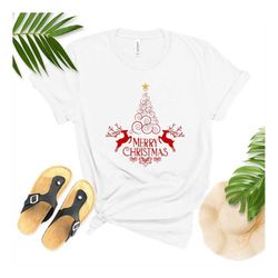 merry christmas shirt, merry christmas deer shirt, christmas family shirt, christmas tree shirt, star shirt, christmas g